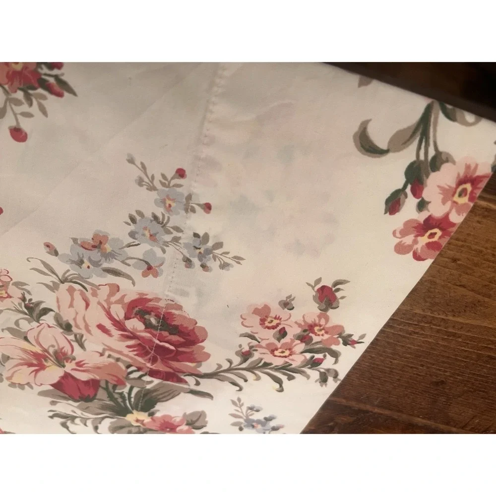 VTg. RALPH LAUREN PETTICOAT FLORAL CORAL CINNAMON (1) STANDARD PILLOWCASE 15X30